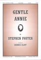 Gentle Annie SATB choral sheet music cover